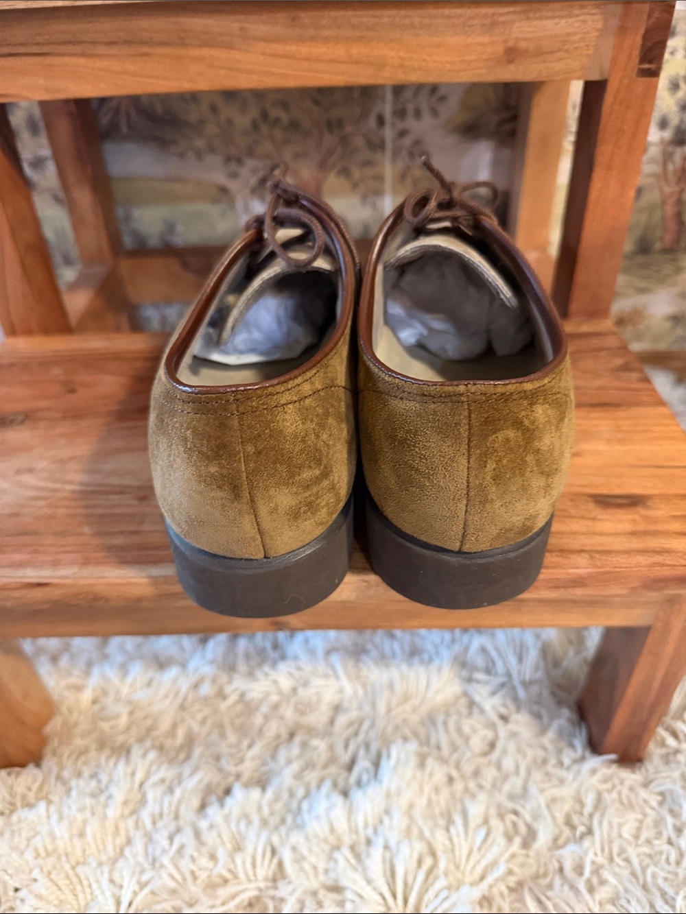 Hush Puppies Brown Suede lace up - Picture 5 of 10